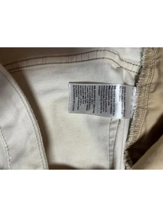 White House Black Market Y2k Cream Cropped Pants. Spring Y2K. Size 2. - Picture 11 of 11